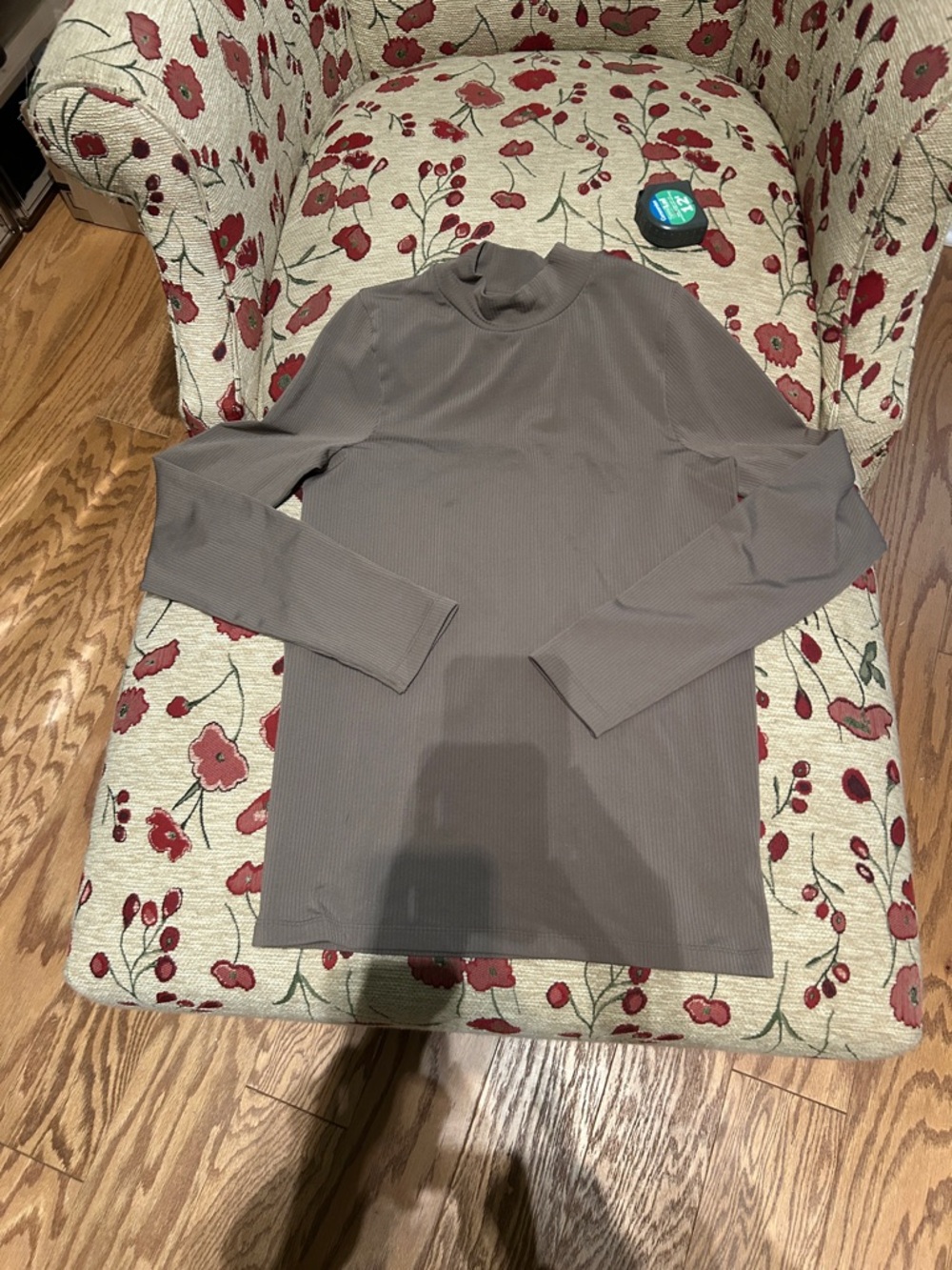 Athleta Renew Seamless Mock Neck Top in Pyrite